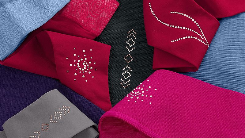 Glitrende kompresjonsstrømper med krystaller fra Swarovski® Glitrende kompresjonsstrømper med krystaller fra Swarovski®